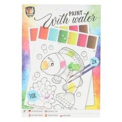 Paint With Water Kit 10 foi + 2 pensule