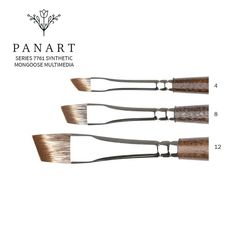 PanArt 7761 Pensulă unghiulară | Diverse mărimi