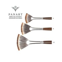 PanArt 7801 Perie evantai - peri sintetici Mongoose | Diverse mărimi