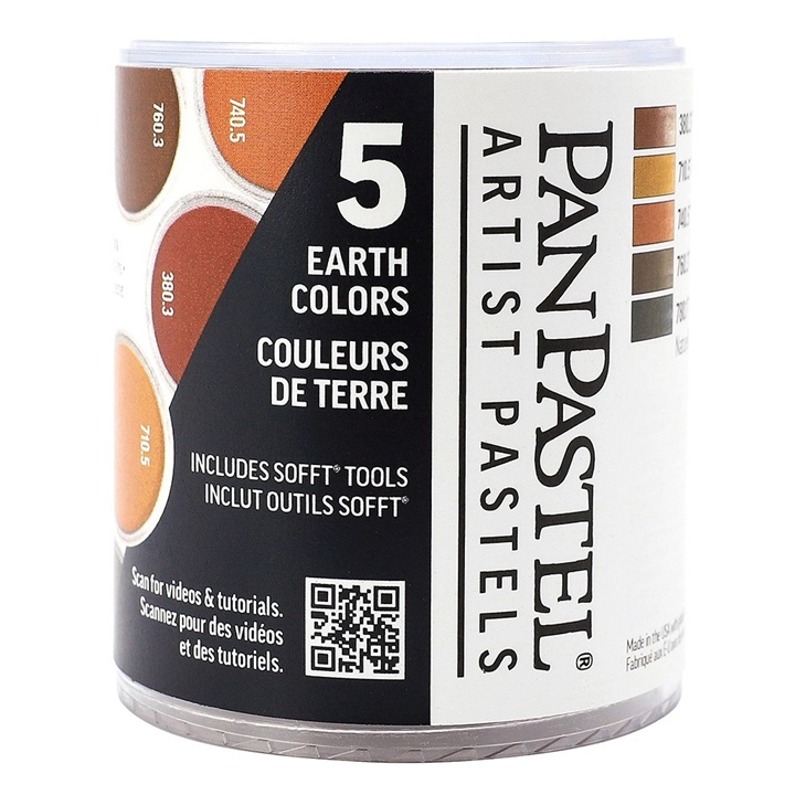 PanPastel Earth Tones Golden Set - 5 buc