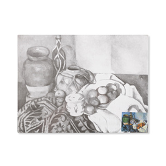 Pânză cu schița Cezanne 