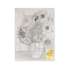 Pânză cu schiță Van Gogh - Sunflowers
