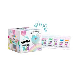 Papa's Kid Pastel și Glitter Clay Set pentru copii