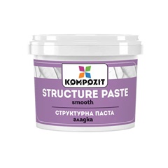 Pastă de structurare albă netedă de Kompozit | Diverse volume