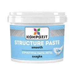 Pastă de structurare albă netedă LITE | Diverse volume | Diverse volume