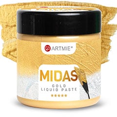 Pastă metalică lichidă ARTMIE MIDAS aur | volume diferite