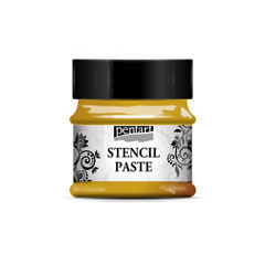Pastă metalizată pentru șablon Stencil Paste Pentart 50ml | culori diferite