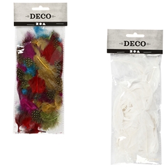 Pene decorative 3 g | culori diferite