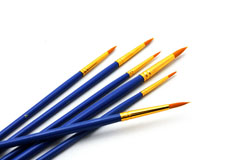 Pensule cu par sintetic - set de 6