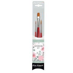 Pensule da Vinci pentru culori acuarele - set de 3 produse