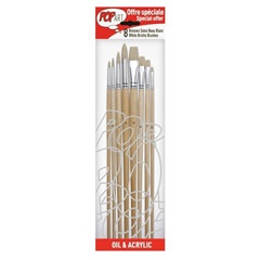 Pensule de pictura Pebeo / set de 8 piese [950150]