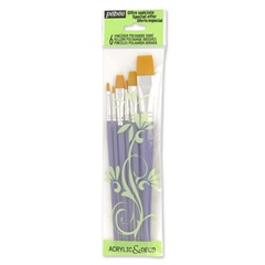 Pensule de pictura sintetice Pebeo - set de 6 piese