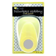 Perforator decorativ 7,5 cm | Cerc ondulat