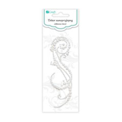 Mărgele decorative adezive - Bella White