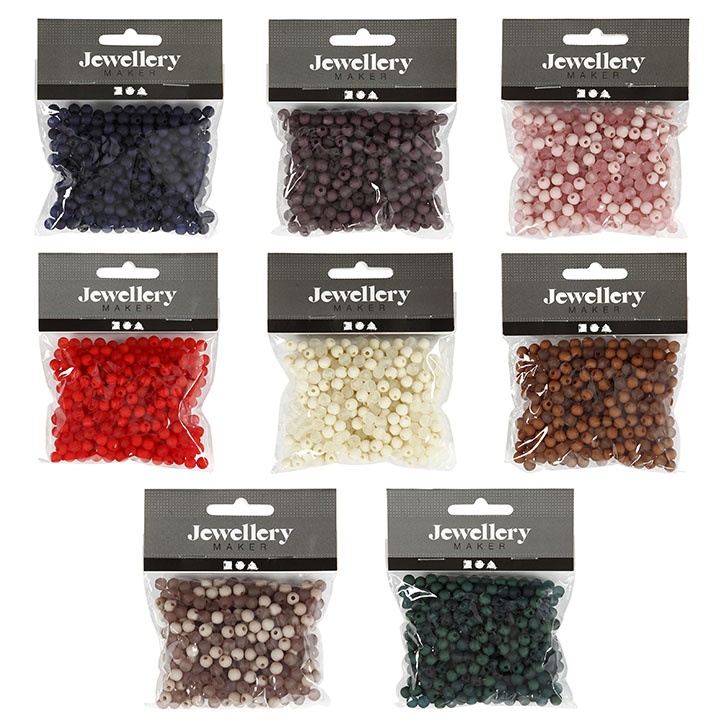 Perle de plastic-40 g | culori diferite