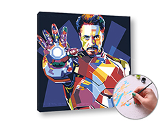 Pictură după numere IRONMAN | dificultate scăzută
