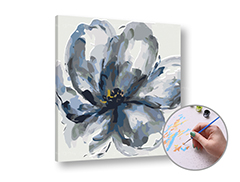Pictură după numere MYSTIC FLOWER | dificultate scăzută
