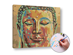 Pictură după numere SPIACI BUDHA | dificultate scăzută