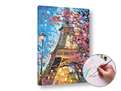 Pictură după numere Turnul EIFFEL | dificultate ridicată