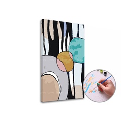 Pictura prin numere COLOUR ABSTRACT | dificultate scăzută