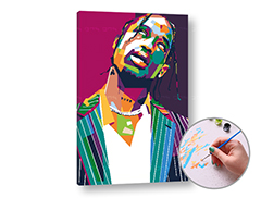 Pictura prin numere TRAVIS SCOTT | dificultate scăzută