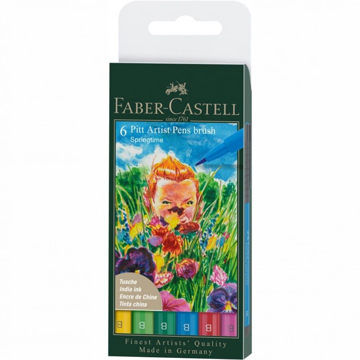 PITT markere artistice brush Set de primăvară  | 6buc