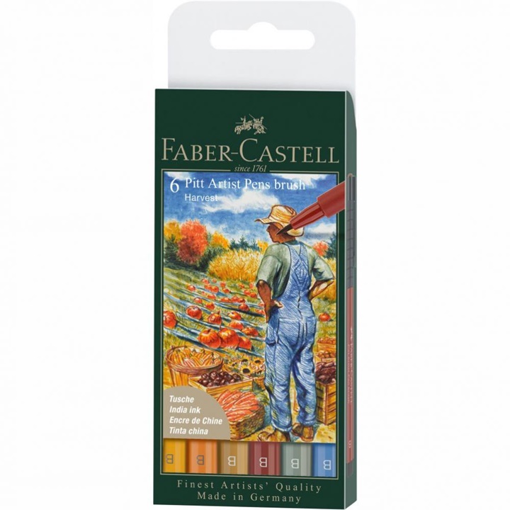 PITT markere artistice set de pensule Recoltarea  | 6buc