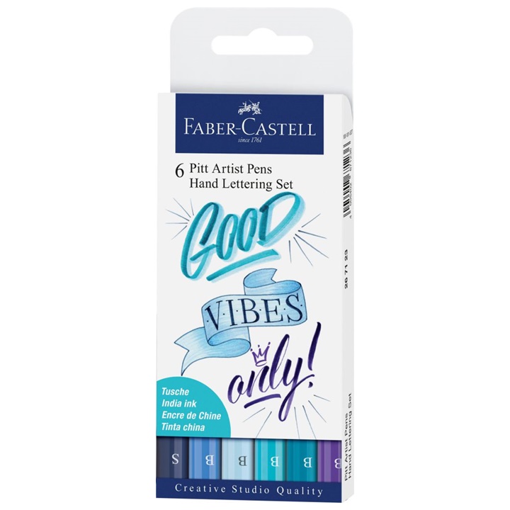 PITT markere artistice set Hand Lettering Good vibes  | 6buc