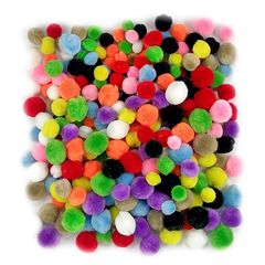 Pomi acrilici colorați
