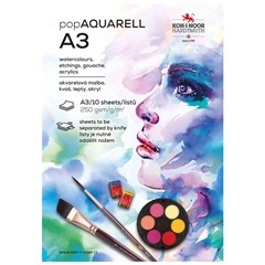 PopAquarell A3 Bloc de hârtie pentru acuarelă A3