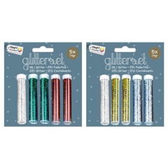 Pulberi cu sclipici Craft Sensations 5 x 5 gr | culori diferite