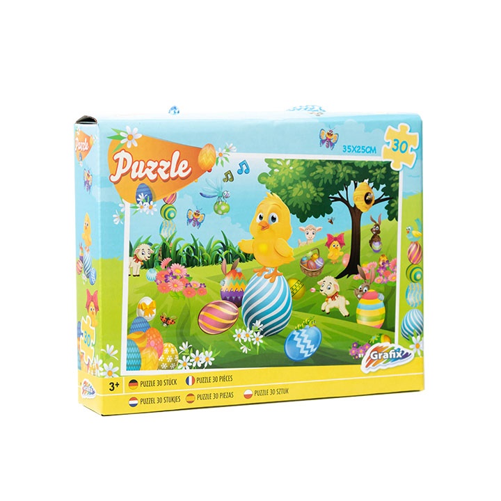 Puzzle de Paști pentru copii - Pui