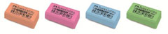 Radieră PVC Free florescentă - 30 buc
