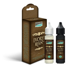 Rășină sintetică pentru efect fildeș Ivory Resin - set 2 x 20 ml 