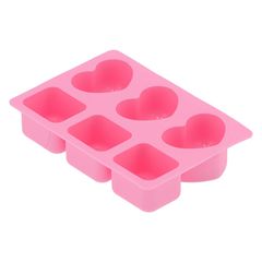 Recipient pentru turnare silicon - pătrate și inimi