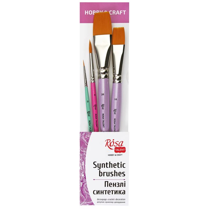 ROSA TALENT Set de pensule pentru hobby și artizanat