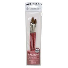 Royal & Langnickel Set de perii Filbert