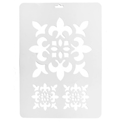 Sablon din plastic 21x29 cm - ornamente