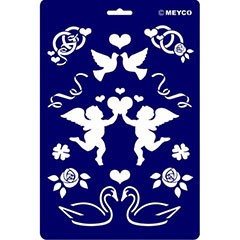 Șablon pentru diverse tehnici 20x30cm | selectează modelul