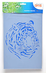 Șablon plastic 20x30 cm - tigru