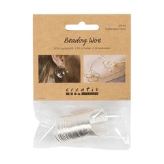 Sârmă pentru bijuterii 1 mm x 2,5 m - diverse culori | Silver plated