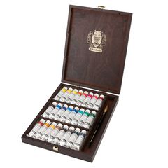 Schmincke HORADAM Acuarele în cutie de lemn 24x15ml