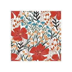 Șervețele decoupage - Poppy and Wild Flowers  - 1 buc