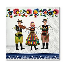 Șervețele eco pentru decoupage Folk Celebration - 1buc