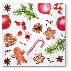 Servetele parfumate pentru decoupage Sweet Christmas - 1 bucata