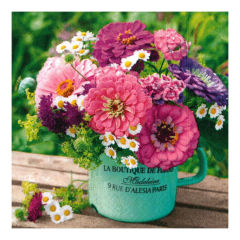 Șervețele pentru decoupage - Buchet de flori - 1 produs