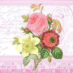 Șervețele pentru DECOUPAGE - Buchet de flori - 1 buc