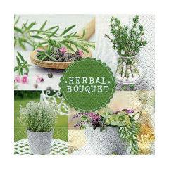 Șervețele pentru decoupage -  Buchet de ierburi - 1 produs