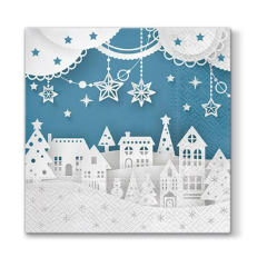 Șervețele pentru decoupage -  Căsuțe de Crăciun - 1 produs