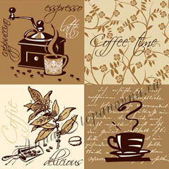 Șervețele pentru DECOUPAGE - Coffe Time - 1 buc